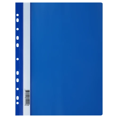 Папка-скоросшиватель СТАММ А4, 160 мкм, синяя, с перфорацией