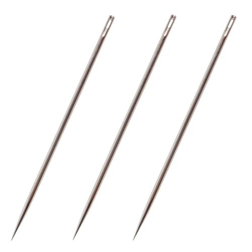 Иглы для прошивки документов (цыганские) STAFF диаметр 1.8 мм, длина 80 мм, 3 шт.