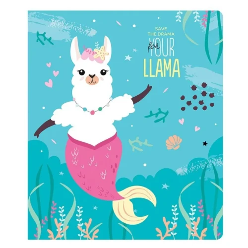 Тетрадь ArtSpace "Funny Lama" А5, в клетку, 40 листов, ассорти