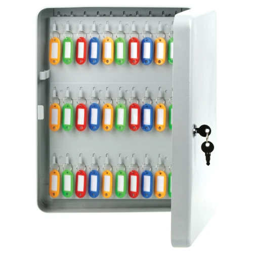 Ключница OfficeSpace на 140 ключей, 370*280*80 мм, ключевой замок, серый