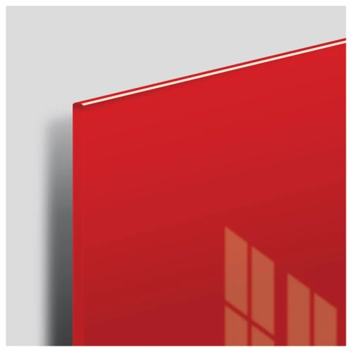 Доска стеклянная BRAUBERG 45*45 см, магнитно-маркерная, 3 магнита, красная