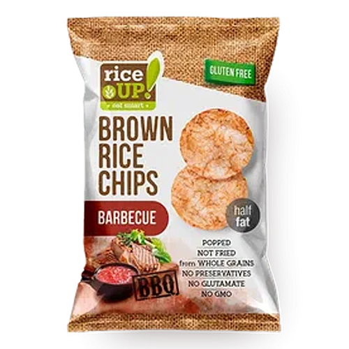 Чипсы рисовые RiceUP! с барбекю, 60 гр