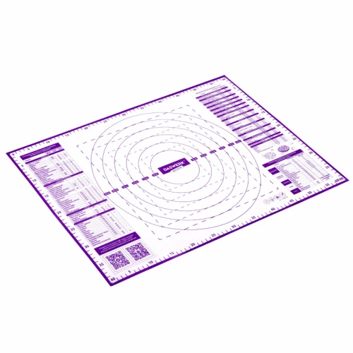 Коврик силиконовый для раскатки и запекания DASWERK 40*60 см, фиолетовый