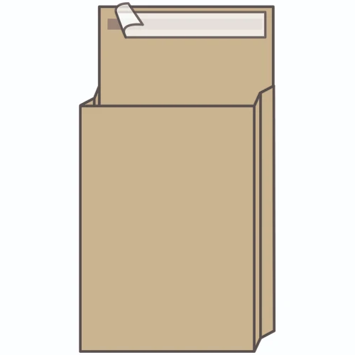 Конверт UltraPac В4, 250*353 мм, 130 г/м2, крафт, отрывная лента, коричневый