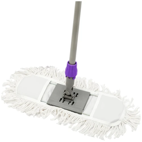 Швабра OfficeClean Professional телескопическая ручка из стали, МОП хлопок