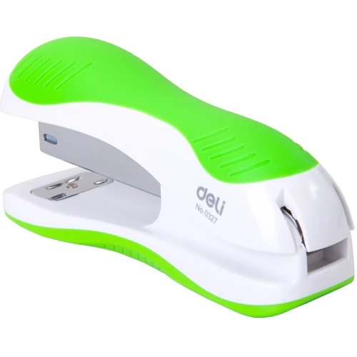 Степлер до 20 листов DELI "0327" пластик, №24/6-26/6, ассорти