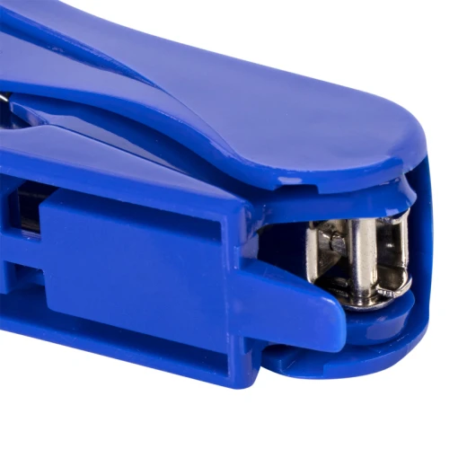 Степлер до 12 листов STAFF "EVERYDAY" пластик, №10, синий, с антистеплером