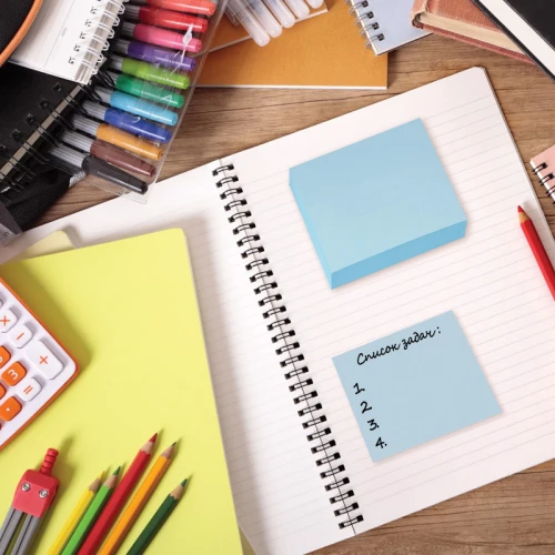 Блок самоклеящийся BRAUBERG "PASTEL" 76*76 мм, голубой, 100 листов