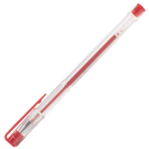 Набор гелевых ручек ПИФАГОР 0.5 мм, прозрачный корпус, ассорти, 10 цветов