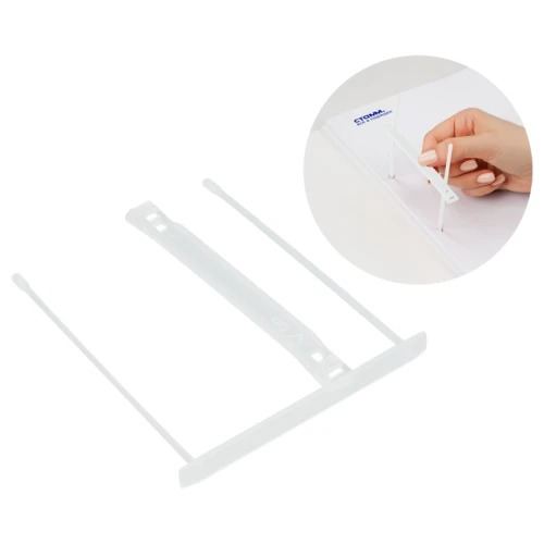 Механизм для скоросшивания СТАММ пластик, прозрачный, 25 шт. в упаковке