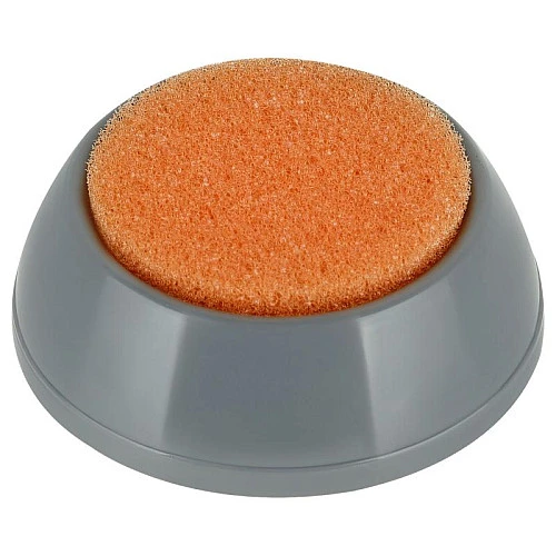 Подушка для смачивания пальцев СТАММ, губчатая, 57 мм, серая