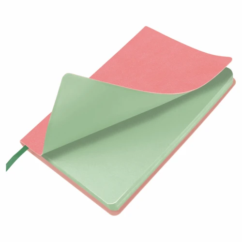 Ежедневник недатированный BRAUBERG "Metropolis Mix" А5, кожзам, гибкий, 136 л., розовый