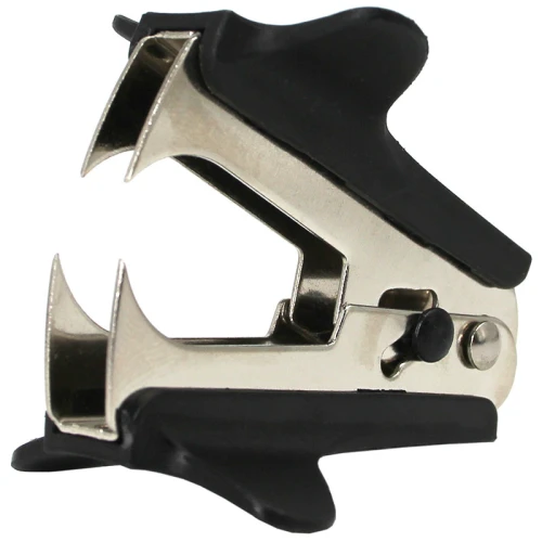 Антистеплер BASY "Mercyfan" №24/6, 26/6, с фиксатором, черный