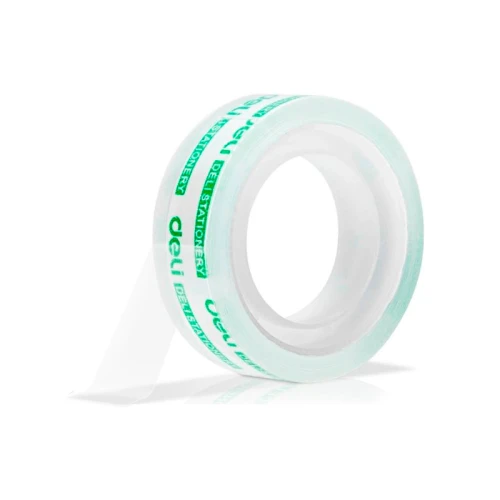 Клейкая лента DELI 12 мм х 14 м, прозрачная