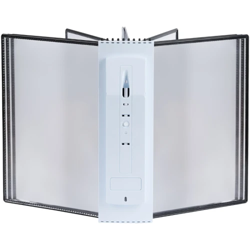 Демосистема настенная OfficeSpace с 10 чёрными панелями