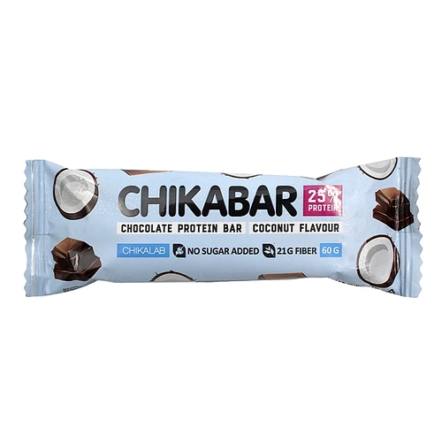 Батончик глазированный "Chikalab" кокос 60 гр