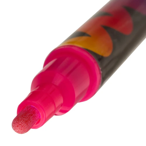 Маркер меловой BRAUBERG "POP-ART" сухостираемый, 3.5 мм, розовый