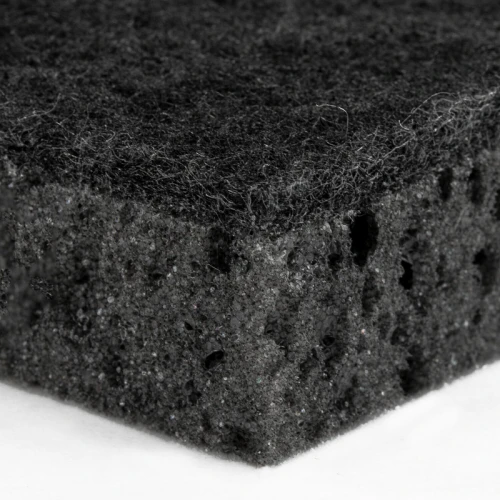 Губки для посуды LAIMA SQUARE BLACK крупнопористый, черные, 10 шт