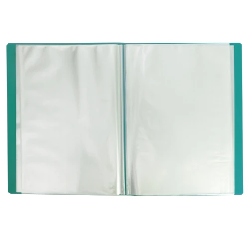 Папка 20 вкладышей BRAUBERG А4, 500 мкм, зеленая