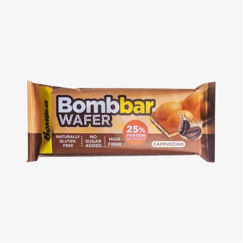 Вафля протеиновая "Bombbar" со вкусом капучино 32 гр