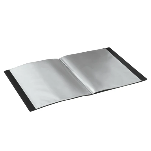 Папка 30 вкладышей BRAUBERG А4, 500 мкм, черная