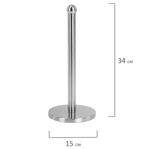 Держатель для бумажных полотенец LAIMA HOME сталь, серебристый