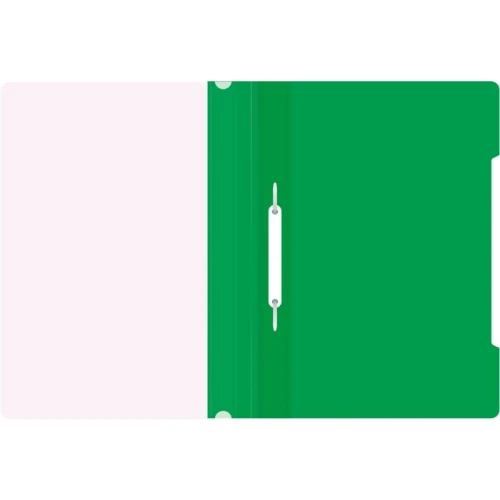 Папка-скоросшиватель БЮРОКРАТ А4, 160 мкм, зеленая