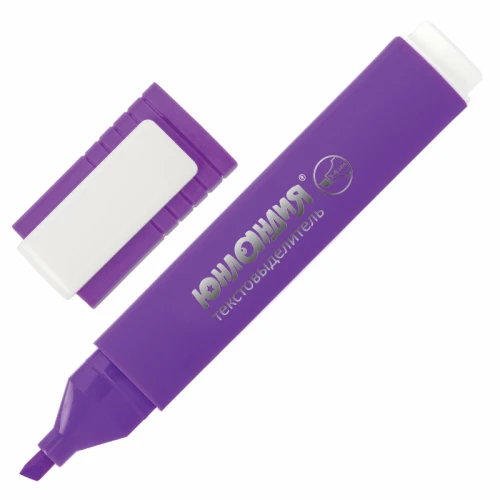 Набор текстовыделителей ЮНЛАНДИЯ скошенный, 1-4 мм, ассорти, 6 цветов