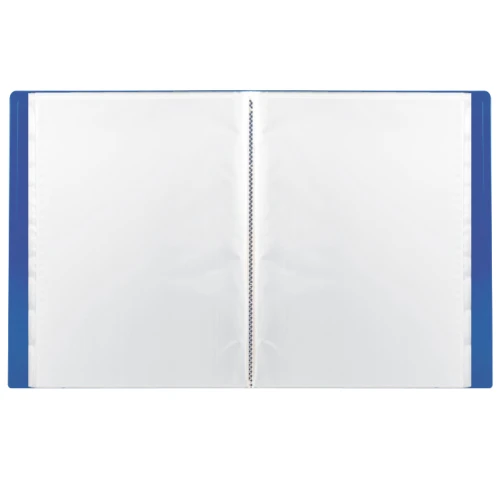 Папка 20 вкладышей BRAUBERG А4, 500 мкм, синяя