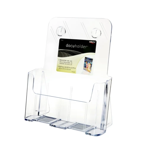 Настольный/подвесной холдер DEFLECTO "77001" А4, прозрачный
