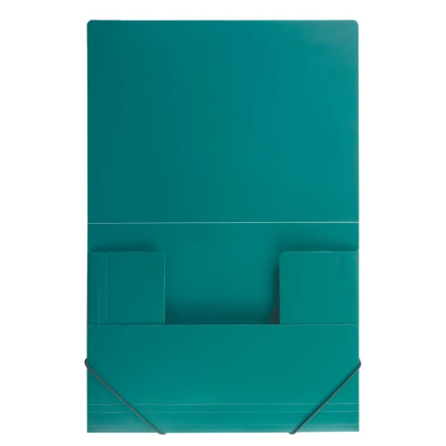 Папка на резинке BRAUBERG "Стандарт" А4, 500 мкм, зеленая