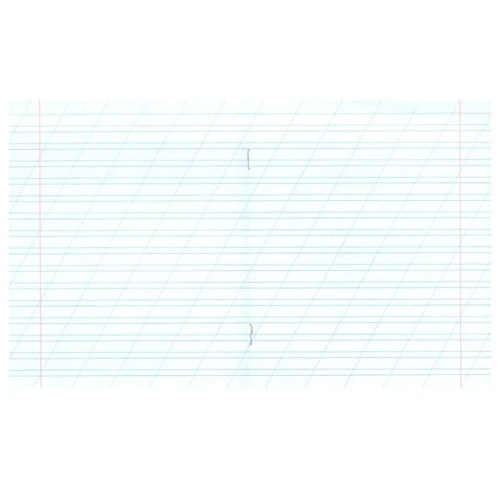 Тетрадь школьная Бумажная фабрика А5, косая линия, 12 листов