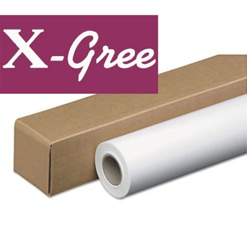 Бумага рулонная самоклеящаяся X-Gree Self-Adhesive 120 г/м2, глянцевая, 610 мм* 30 м