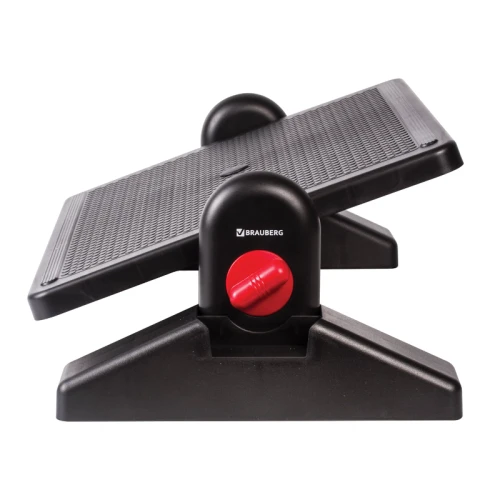 Подставка для ног BRAUBERG 41.5*30 см, с фиксатором, черная
