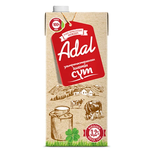 Молоко 925 мл., тетрапак, жирность 3,2% ADAL