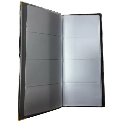 Визитница на 160 визиток Bindermax, 113*195 мм, черная