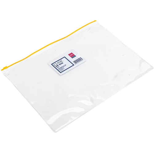 Папка-конверт на молнии DELI "Classic" А4, 170 мкм, ассорти