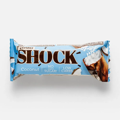Батончик протеиновый "FitnesShock" глазированный кокос 50 гр