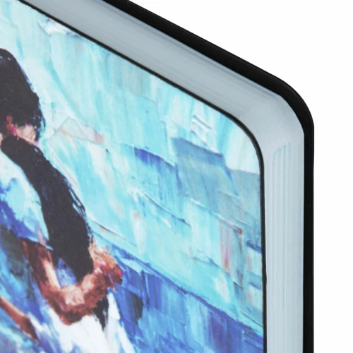 Ежедневник недатированный BRAUBERG "VISTA. Amour" А5, эко-кожа, гибкий, 136 л.