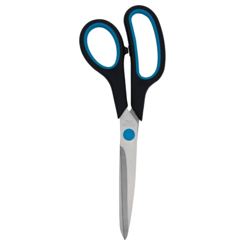 Ножницы OfficeSpace 215 мм, эргономичные ручки, черный