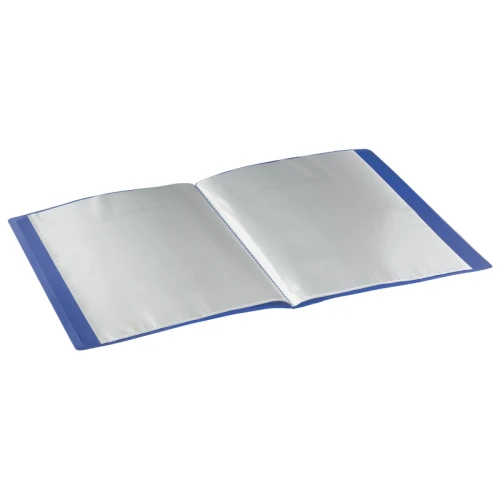 Папка 20 вкладышей BRAUBERG А4, 500 мкм, синяя