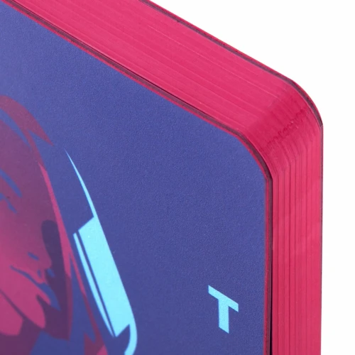 Ежедневник недатированный BRAUBERG "VISTA. Ultraviolet" А5, эко-кожа, гибкий, 136 л.