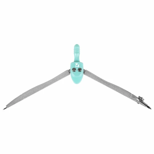 Готовальня BRAUBERG "SCHOOL KIT" 8 предметов, пластиковый футляр, мятный