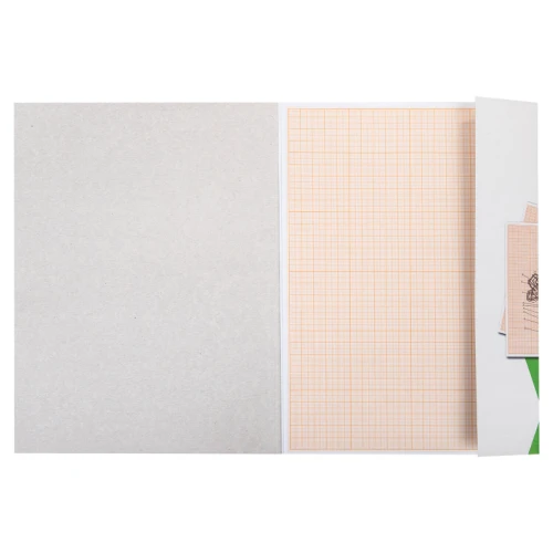 Бумага масштабно-координатная (миллиметровая) STAFF А4, оранжевая, 10 листов