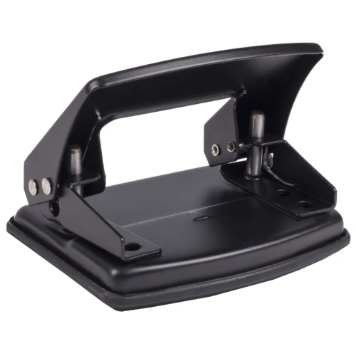 Дырокол до 20 листов STAFF "Manager", металлический корпус, черный