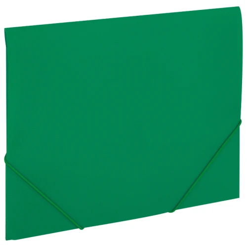 Папка на резинке BRAUBERG "PIXEL" А4, 500 мкм, темно-зеленая