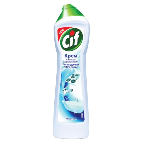 Чистящее средство CIF "Active Fresh" крем с микрокристаллами, 500 мл
