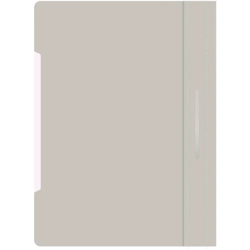 Папка-скоросшиватель БЮРОКРАТ А4, 160 мкм, серая