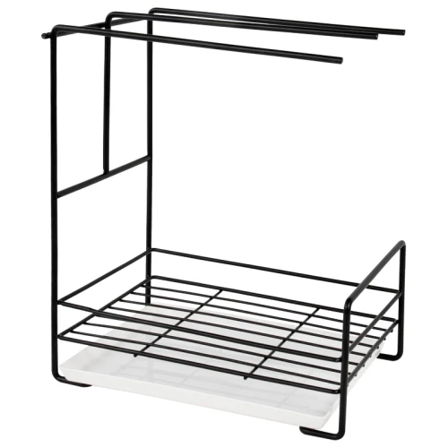 Органайзер для кухни с поддоном LAIMA HOME, настольный, чёрный