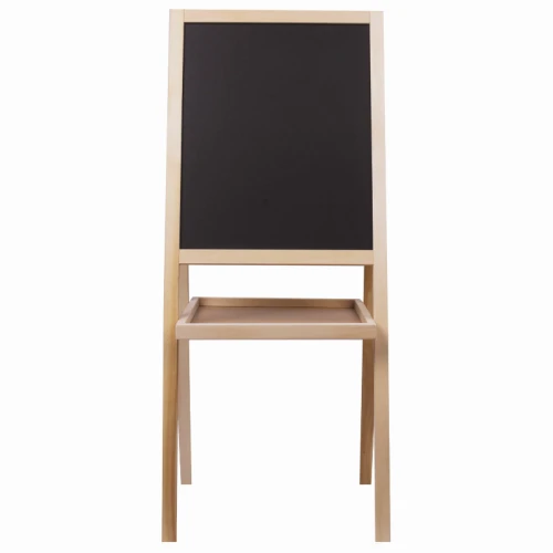 Доска-мольберт магнитно-маркерная и меловая ПИФАГОР 46*54 см, двусторонняя, чёрный/белый